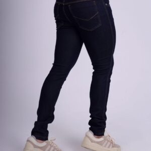 calça jeans amassiado com linha mel