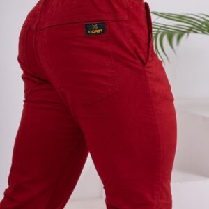 calça jogguer com torçal vermelho G