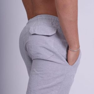 short linho cinza P