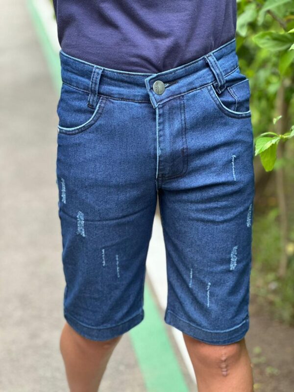bermuda infantil jeans 32