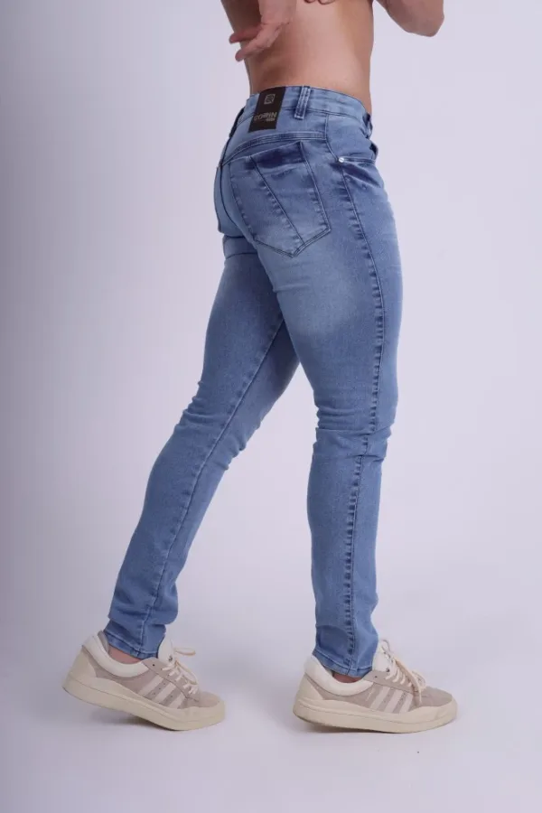 Calça Tradicional Delavê